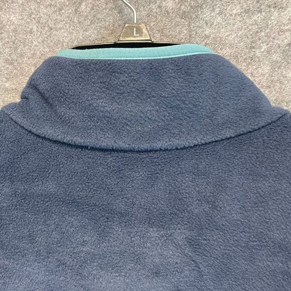 COLUMBIA Sweatshirt Men's XL Blue Steens Mountain Fleece Snap Button Pulllover - Picture 11 of 15